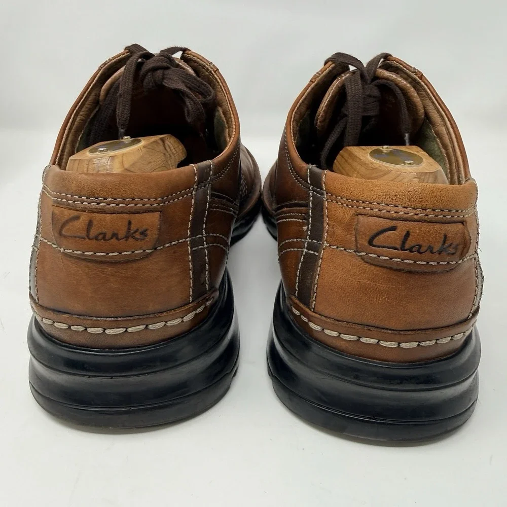 Clarks Touareg Brown Oxford Men's‎ Shoes 70852 Size 10 M Comfort Leather